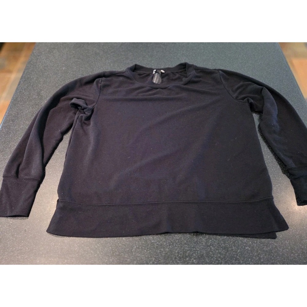 Mondetta Women's Black Pullover Sweatshirt Size S Performance Luxury Long Sleeve